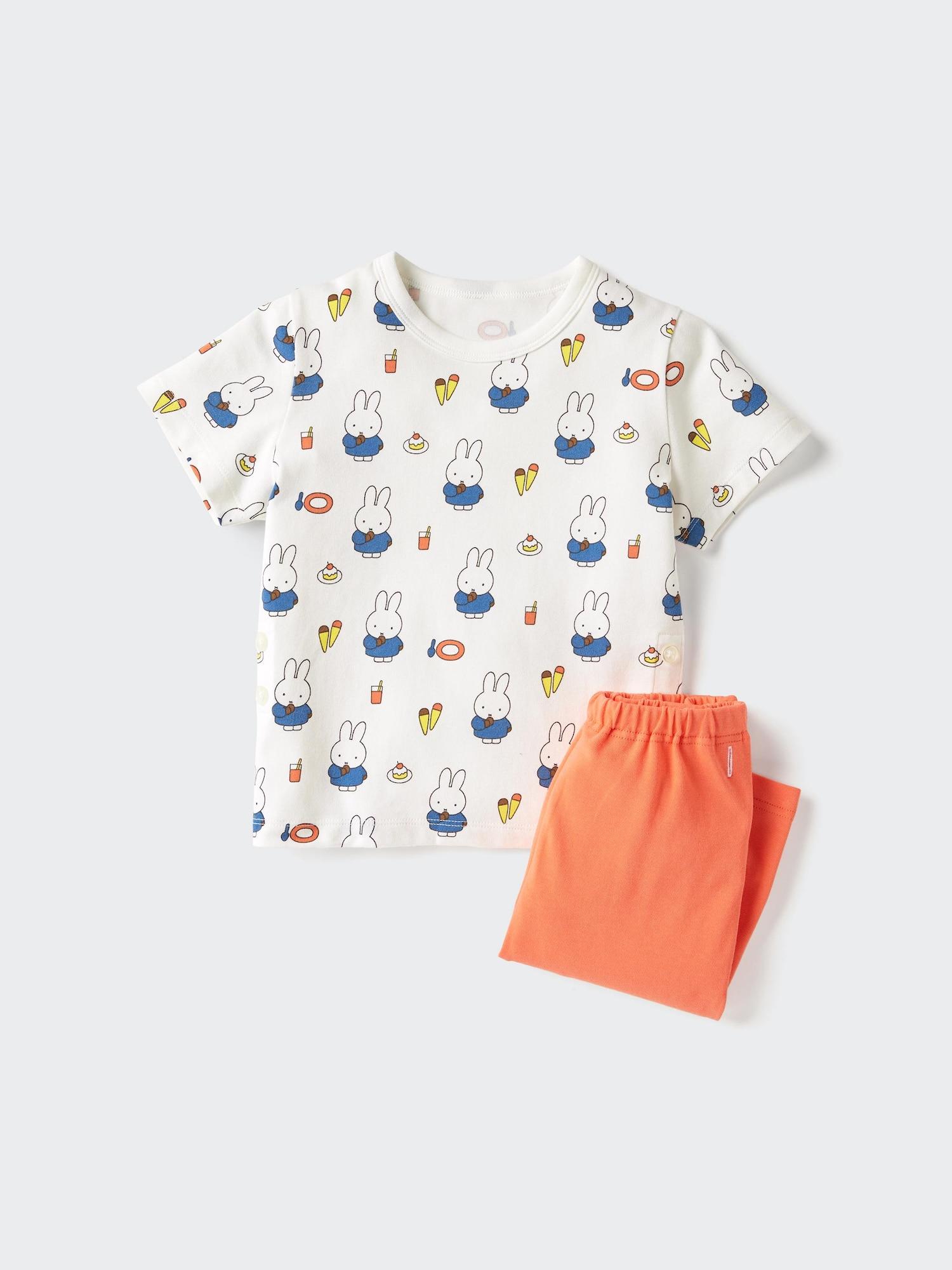 Uniqlo Япония иллюстрированная книга Коллекция Сухая пижама Miffy 22 ORANGE/80