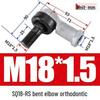 Bent Rod End Joint Bearing with Ball Joint SQ/SQZ5 - Sizes 6 to 22-RS
