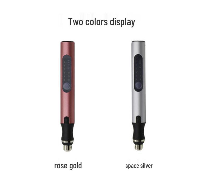Rose Gold Mini Handheld Electric Engraving, Cutting, and Drilling Machine for Jade and Woodworking