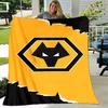 1pc Blanket - Football club logo Print Design, Lightweight Blanket for Sofa, Bed- Soft &Warm, Gift for All Seasons