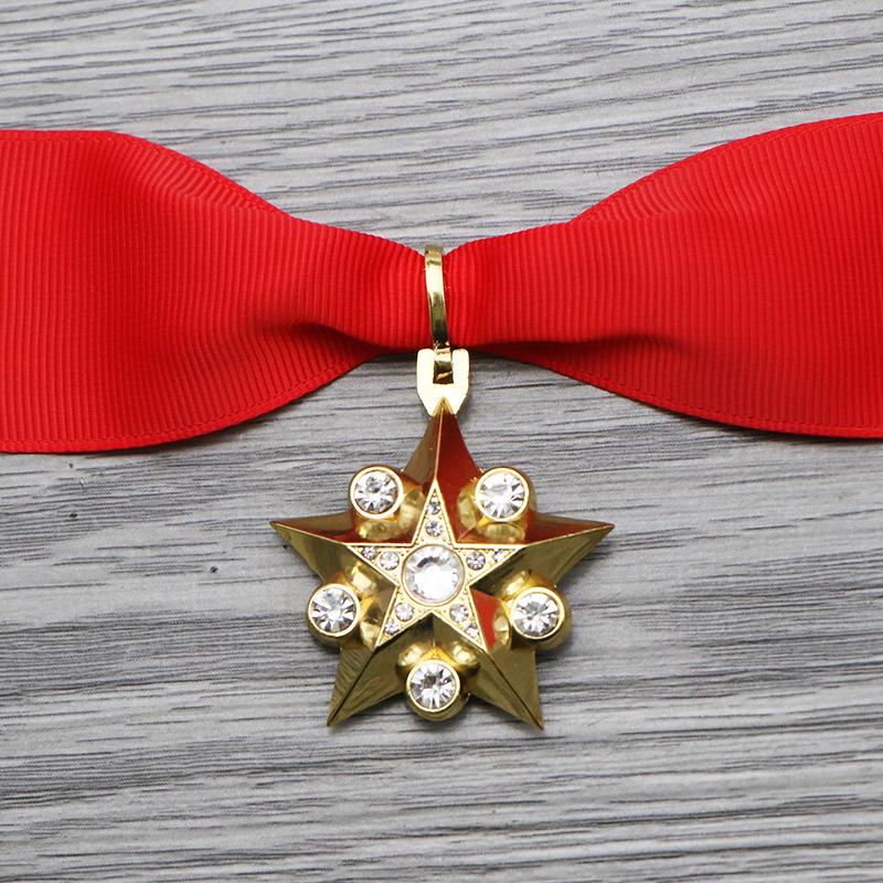 In Stock Soviet Gold Star Marshal Medal & Brooch Set
