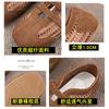 Mesh shoes 2025 soft sole hollow breathable new summer retro sandals German training shoes women's woven versatile casual shoes