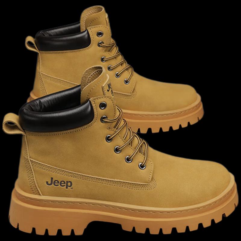 Jeep Men s P234M08261 Thick-Soled Work Boots 41