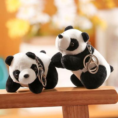 1 Pcs New Cartoon Cute Panda Keychain Gift Backpack Keychain Keyring Men's Ladies Charm Bag Pendant Birthday Gift