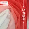 100D Gradient Chiffon Fabric By The Meter Per for Dress Skirt Clothing Sewing Drape Textile Summer Plain Cloth Black White Blue