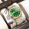 New Arrival  Luxury Stainless Steel Men Quartz Watches Waterproof Luminous Date  Watch for Men