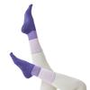 3-Color Color Matching High Tube Rubber Band Professional Women'S Non-Slip Yoga Socks Dance Five-Finger Socks Pressure Socks Training And Running