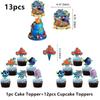 Finding Nemo Latex Balloons Clownfish Ocean Sea Clown Fish Foil Ballons Happy Birthday Banner Cake Topper Party Decor Toy