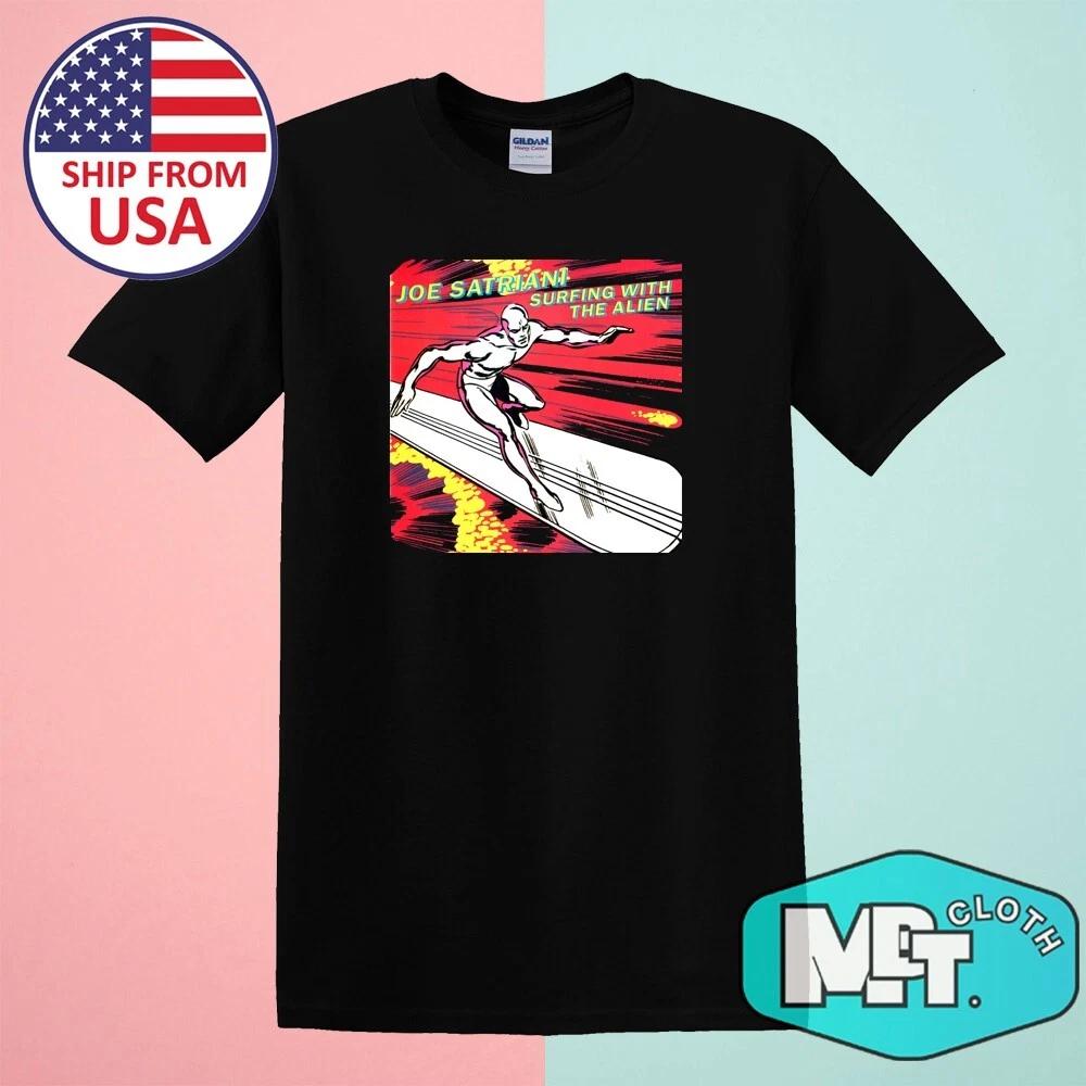 Joe Satriani Surfing with The Alien Men s Black Size S-5XL M