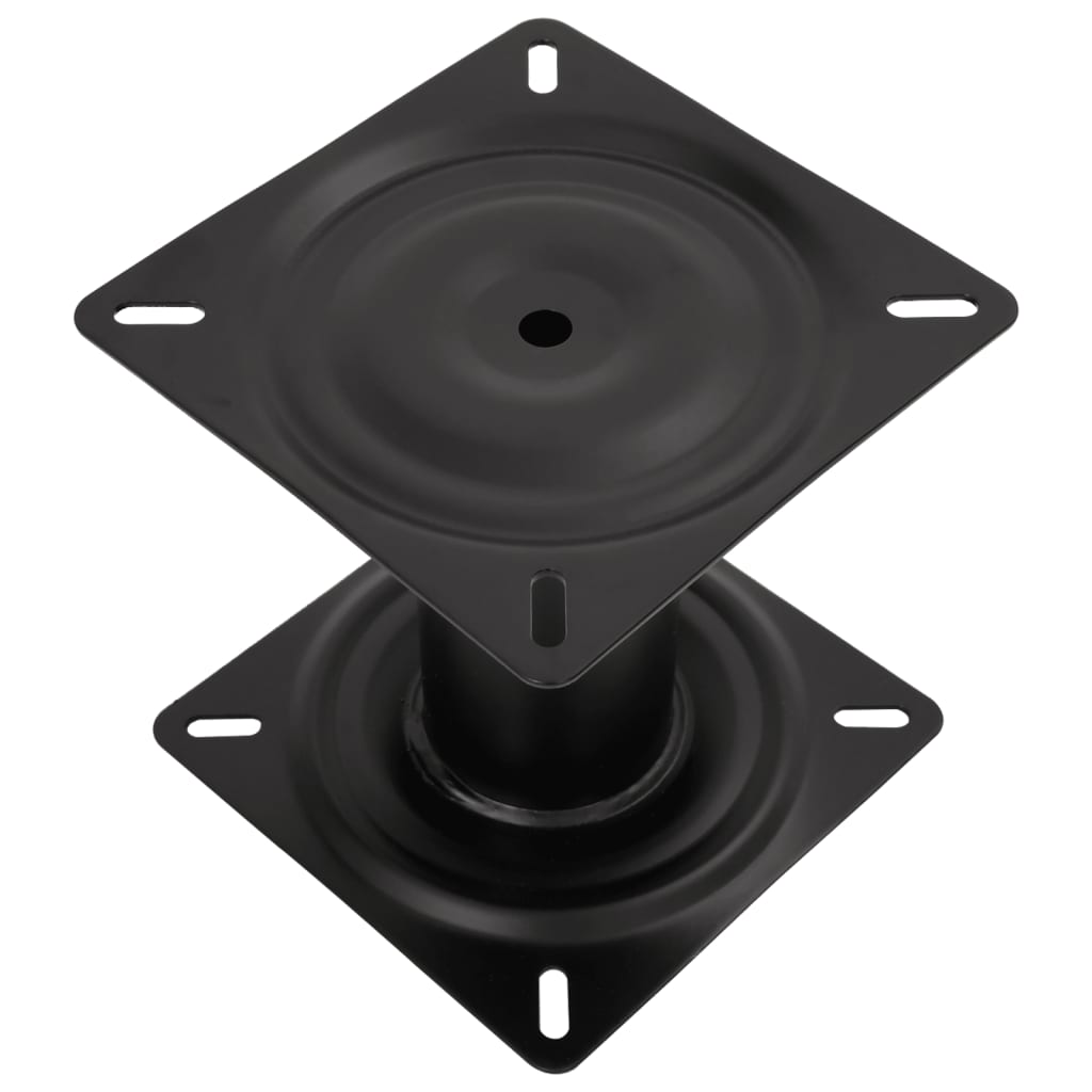 Boat Seat Foot Black 18 cm Steel