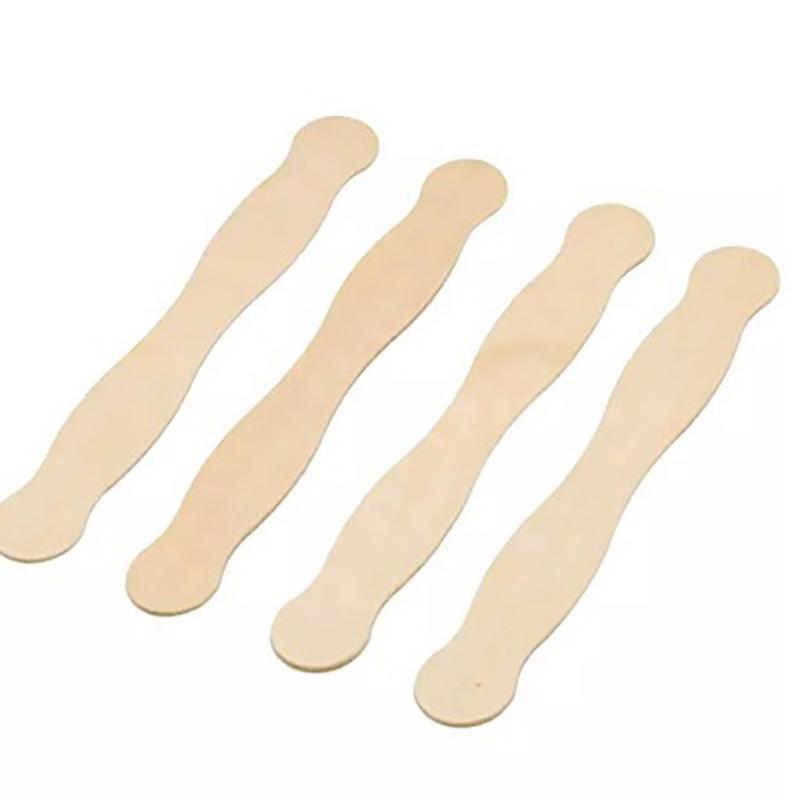 Wooden Popsicle Craft Sticks and Paddle Spoons for DIY Ice Cream Making Crafts Party Kitchen Use 25/50/100PCS