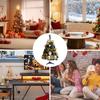 Tabletop Christmas Tree Artificial With Balls Bow Small Table Christmas Tree Desk Decor For Home Decor Indoor Outdoor Bedroom