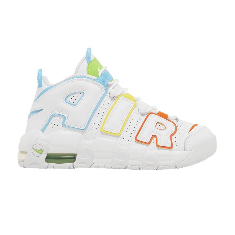 Nike Air More Uptempo White Multi-Color (GS) 35.5