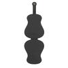Guitar Pick Holder Case PU Leather Plectrum Holder 18 Slots Large Capacity Storage Black
