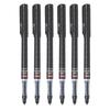 Flair Inky Series Carbonix Fountain Pen Set Blue Ink Pack Of 1X 6PC With Jumbo Cartridges For School Office Writing