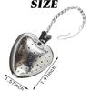 RONYOUNG 15Pcs Stainless Steel Tea Ball Mesh Tea Infuser Strainers Premium Tea Filter Tea Interval Diffuser with Extended Chain Hook for Brew Loose