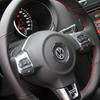 MPSGW1 Car Steering Wheel Emblem Sticker Interior Accessories For VW Polo Golf GTI Passat Scirocco Beetle Tiguan Magotan Golf 5 4 6 Mk4
