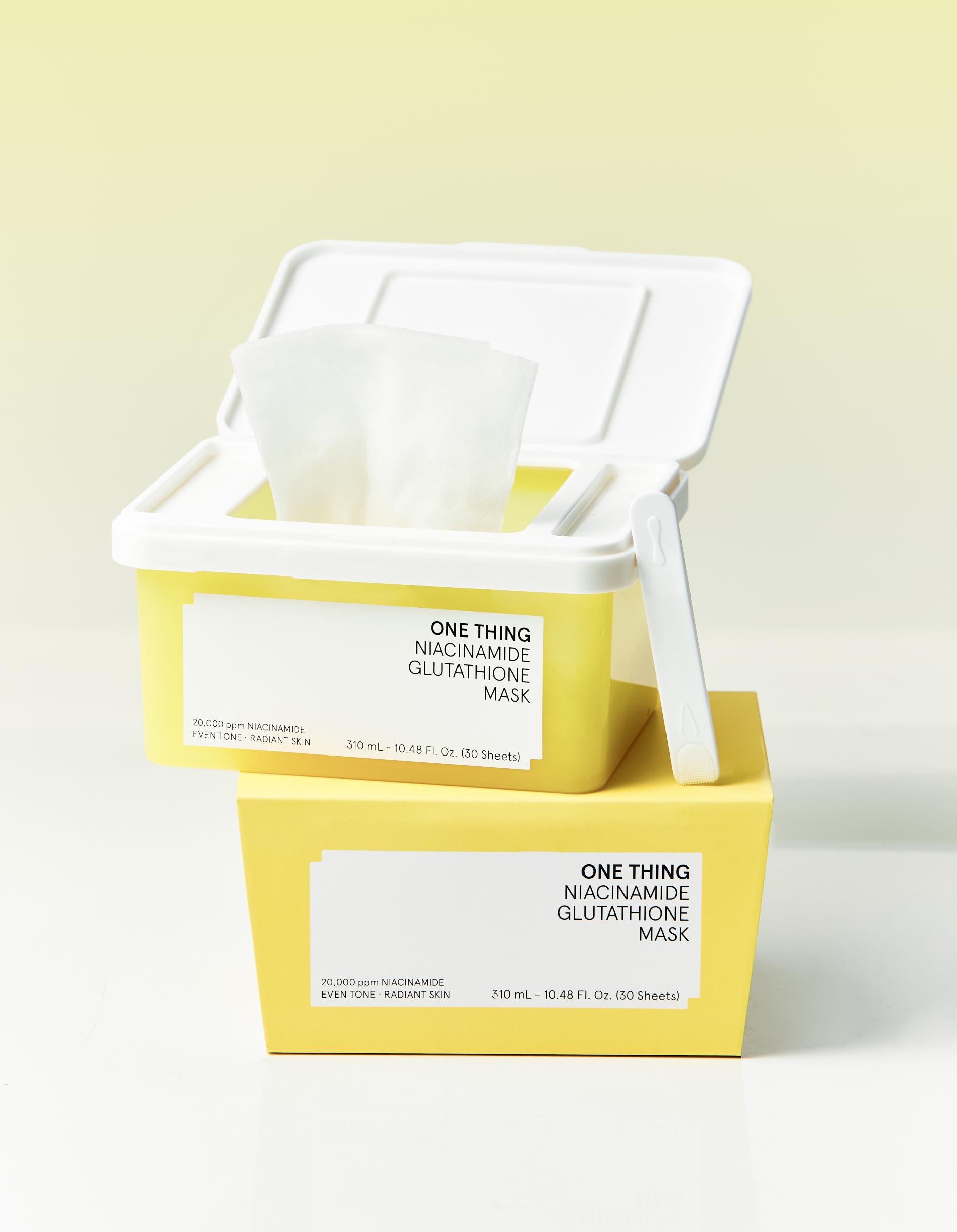 One Thing Niacinamide glutathiOne Mask 30 Sheets+serum 10ml Special Set