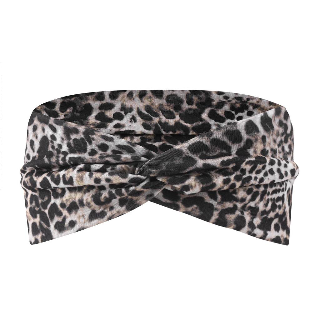 Retro Kariertes Florales Strick-Schweißabsorbierendes Yoga-Stirnband - Breites Outdoor-Haaraccessoire