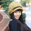 Women's Fashion Braided Autumn Winter Warm Baggy Beanie Knit Crochet Ski Hat Cap