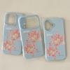 Fresh Pink Lily iPhone 17 Pro Max Case with Chain for New Models