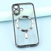 For iPhone 17 Case Compatible with MagSafe Electroplated TPU Phone Cover with Lens Film