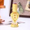 8mL Perfume Bottles Empty Antiqued Metal Refill Bottle Carving Design Arabian Style Essential Oil Bottles Decoration Gifts