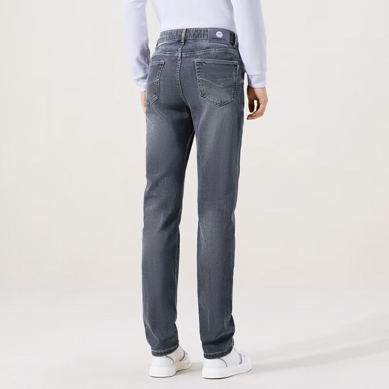 SEVEN Men's High-Elastic Slim Fit Lyocell Blend Jeans