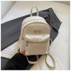 Schoolbag1011 new summer simple large-capacity backpack light travel bag Korean version fashion soft leather backpack women