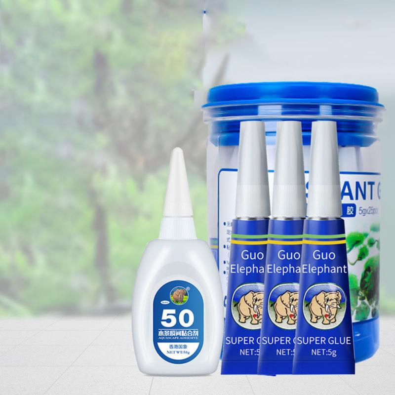 Fast-drying Glue Strong Adhesive Safe Non-toxic Glue Aquarium Landscape Supplies