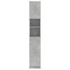 Bathroom Cabinet Concrete Grey 32 x 25.5 x 190 cm Particleboard