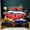 Tran-sformers Duvet Cover Set Bum-blebee Optimus Prime Soft Breathable Comforter Set 3pcs All Season Bedding Set Bedroom Decor