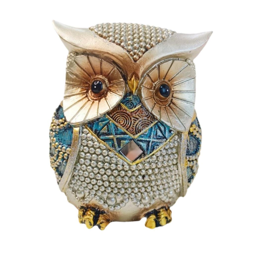 Owl Statue Miniature Owl Figurine Bedroom Yard Desk Multipurpose Display Wedding