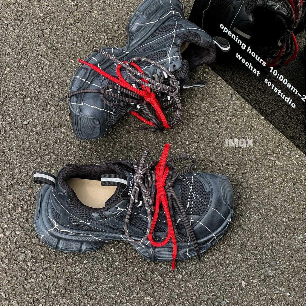 European and American Retro Polished Dad Shoes 2025 Autumn Shoelaces Niche Sports Shoes Genuine Leather Casual Shoes Youth Women's Shoes Trend