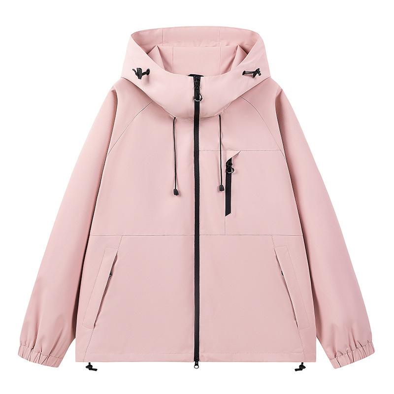 Bergjacke Winddicht und Warm Paarkleidung Frühling und Herbst Outdoorjacke Kapuzen-Bergsteigerjacke