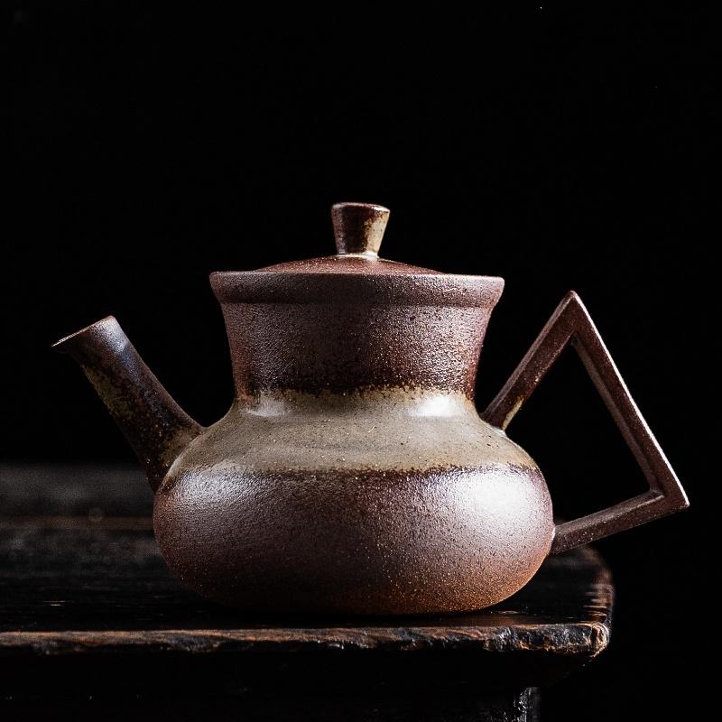 160ml Retro Ofen Wassergebrannter Teekanne Ofenwechsel Retro Keramik Teekanne Kung Fu Tee Zubereitung Teebereiter Teeceremonie