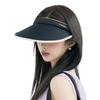 Sun Visor for UV Cool To the Sun Sweat Small Sun Does Not Fly Summer Number [Lhyxuuk] Women, Protection, Touch, Protection, Absorbent, Face, Cap, Hat,