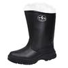 Real Wool Waterproof Winter Boots -40°F, Non-Slip Genuine Leather