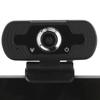 Webcam Computer Camera with Microphone for PC Laptop Desktop Video Call W8 1080P Black