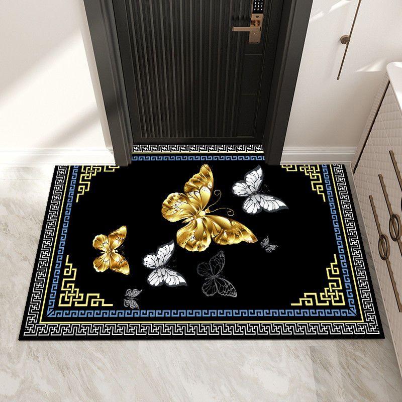 

Входной коврик Противоскользящий коврик для ног Коврик для входа в ванную комнату Коврик для кухни Противоскользящий впитывающий коврик Коврик для лифта отеля 100*120cm