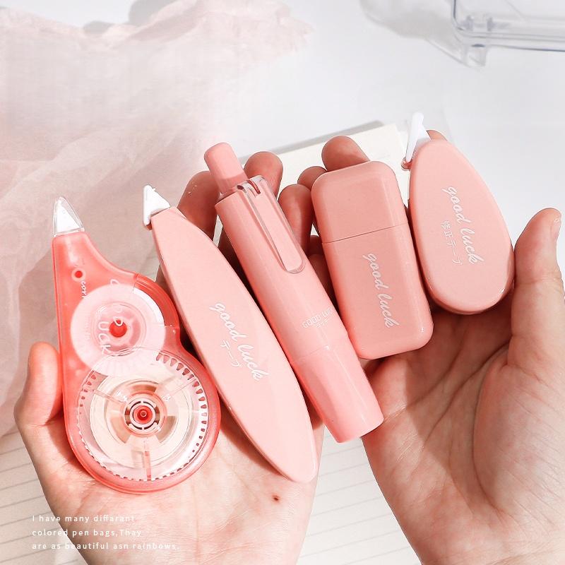5pcs Correction Tapes Set Macaron Color Correcting Cleaning Tools for Students Office School Homework