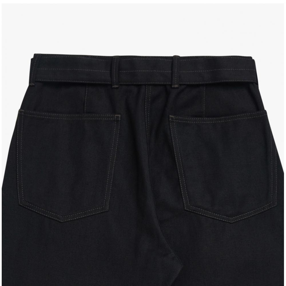 Lemaire Unisex Long Pants Twist Belted Ld1055 Bk999