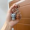 Keychain Pendant 3D Crochet Key Chain Cat Charm Mini