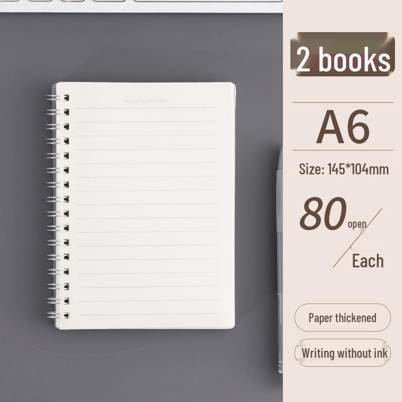 Student Notebook Set: A5 & B5 Thick Ruled Notebooks with Pocket Notepad