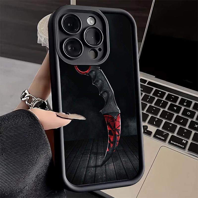 Phone Case for iPhone 17 Air 16E 15 16 Pro Max Counter Strike Cs Go Cover 14 Plus 13 12 Mini Soft Shell Silicone Fundas
