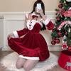 Golden Night Plus Size Christmas & Halloween Lingerie Set - Sexy Anime-Inspired Uniform