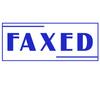 Printtoo Faxed Self Inking Rubber Stamp Pre-Inked Office Stamp- Home Office Business Stationery, 47 x 20 mm