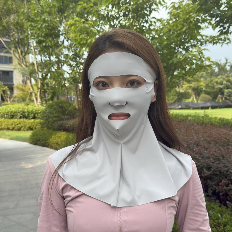 Outdoor Sports Running Face Guard Mask Ear-Hanging Open Mouth Nose Breathable Sun Protection Mask Anti-Uv Riding Face Mask