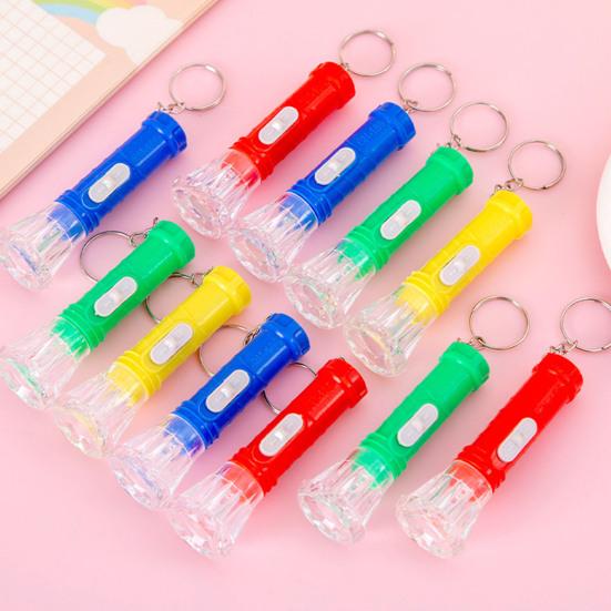12Pcs Small Size Flashlight Easy On/Off Bright Mini Flashlight Compact Size Lightweight Emergency Flashlight Outdoor Camping Toy