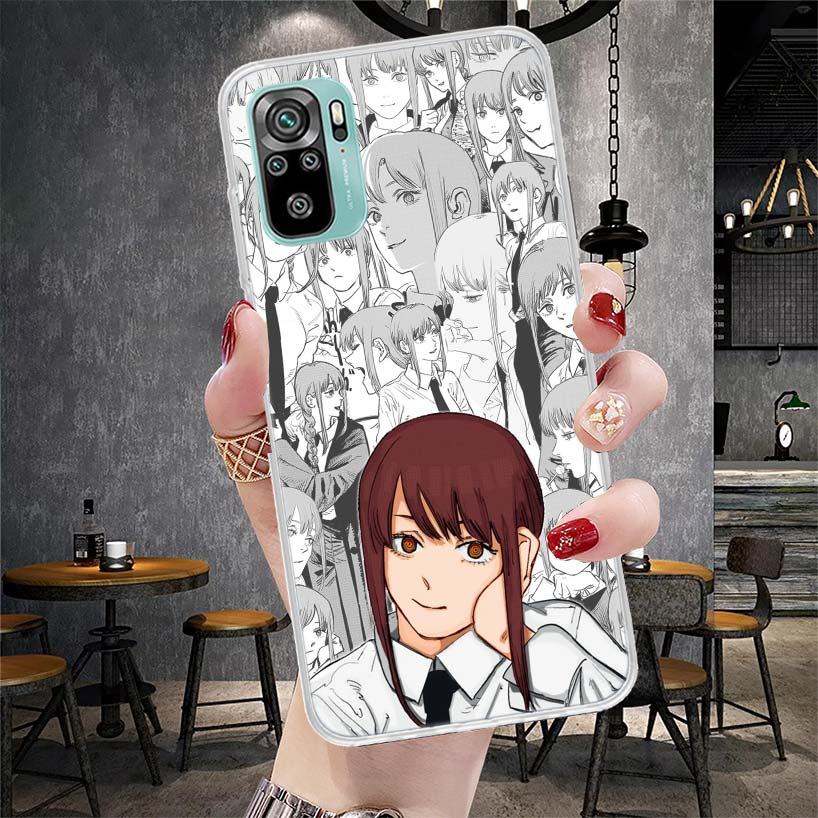 Power Makima ChainsaMan Soft Phone Case For Xiaomi Redmi Note 15 14 14S 13 12 Pro Plus 12S 11 11S 11E 10 10S 11T 5G Fundas Coque